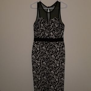 Black and white foreign exchange dress